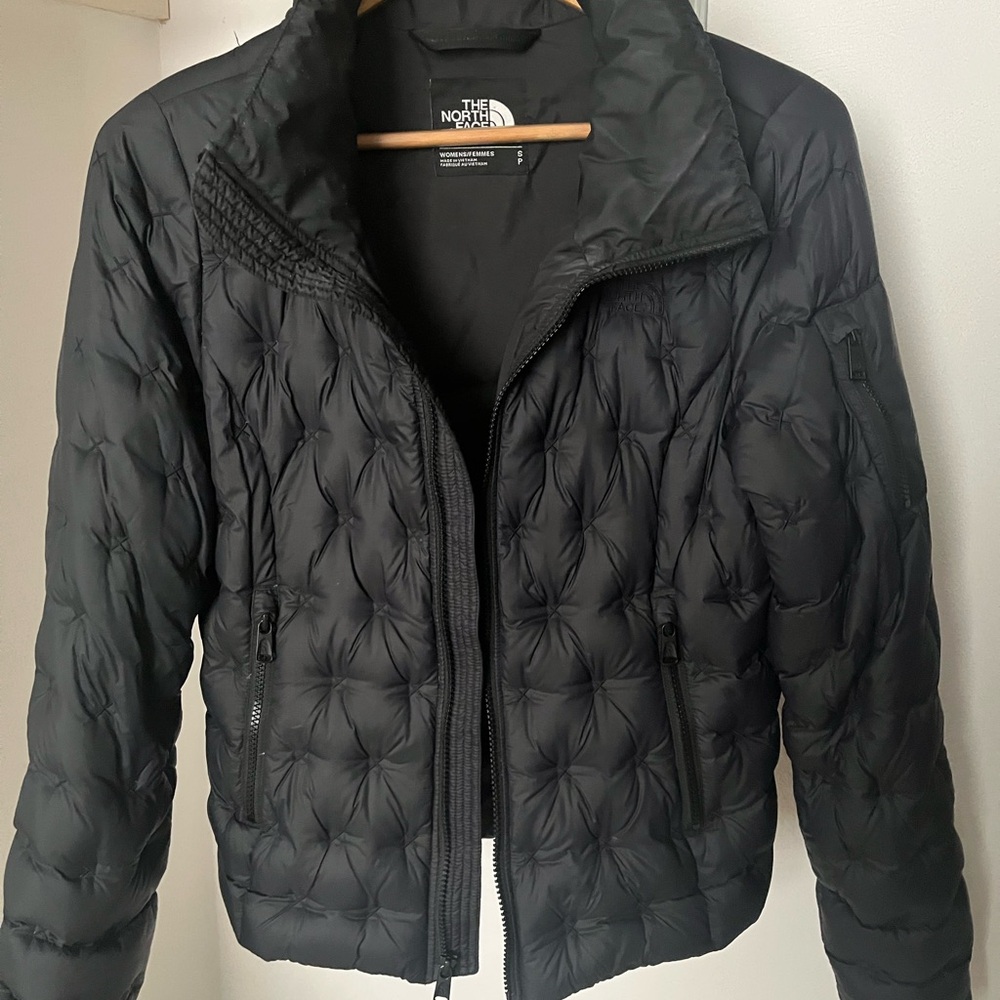 The North Face Women's Black Quilted Jacket - small